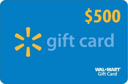 Walmart Gift Card $500